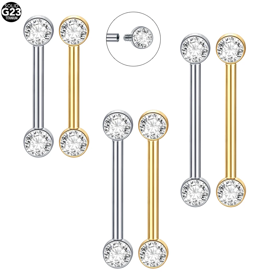 Body Jewelry Implants - 1/5pcs Implant Grade Titanium Internally Threaded