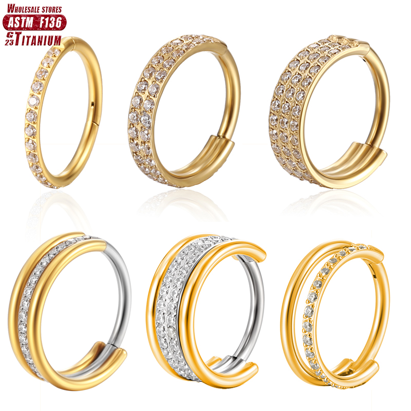 Clicker Ring Seamless - F136 Titanium Nose Ring Implant Grade