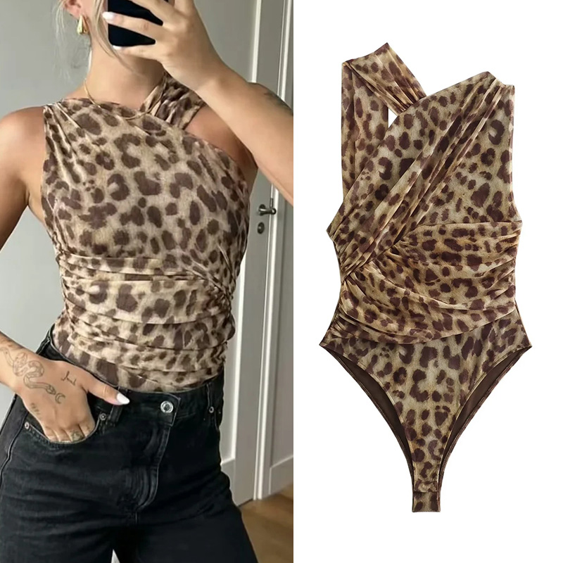 Body Jewelry Underwear - MUJER 2025 Woman Body Leopard Print