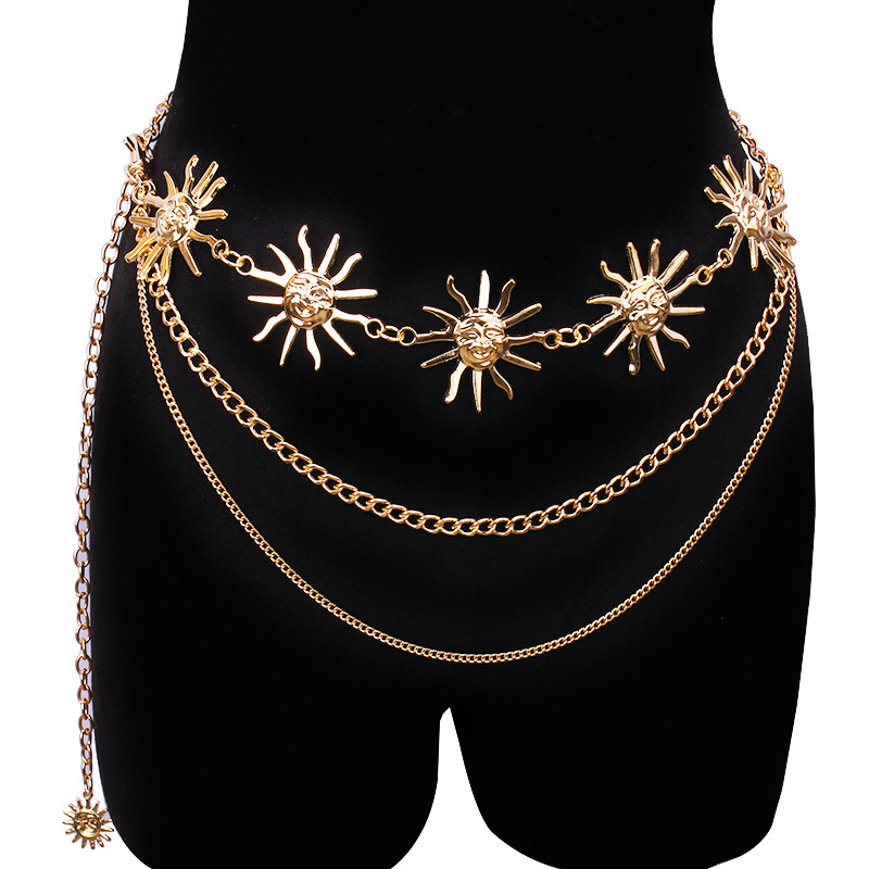 Body Jewelry Sale - Chunky Multilayer Punk Gothic Moon Sun