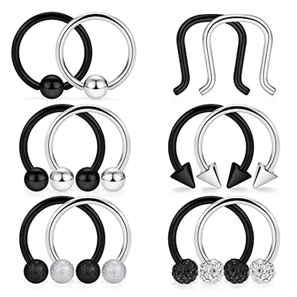 Clicker Ring Seamless - Stainless Steel Hinged Seamless Septum Hoop