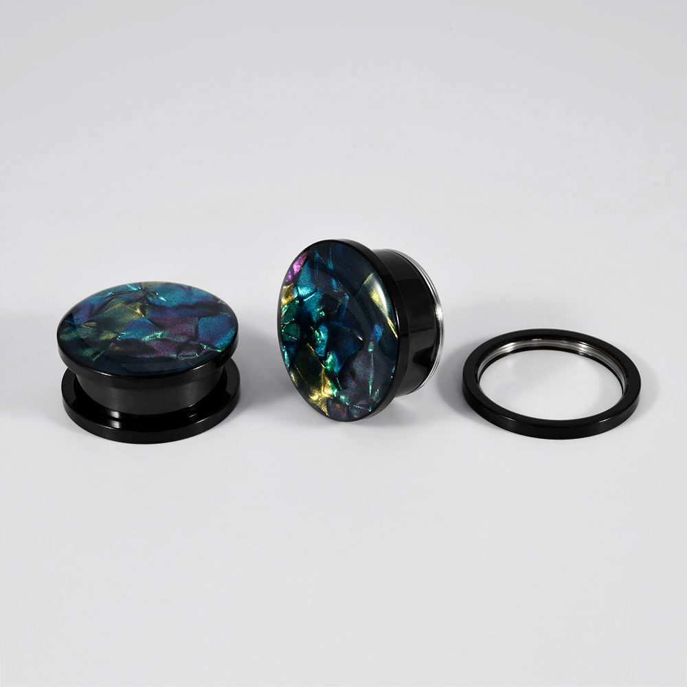 1PC Stainless Steel Mix Colors - Body Jewelry Ear Plugs recension och pris