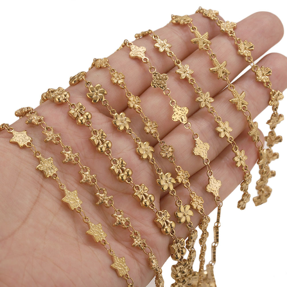 1Meter Stainless Steel Flower  - Body Jewelry For You recension och pris
