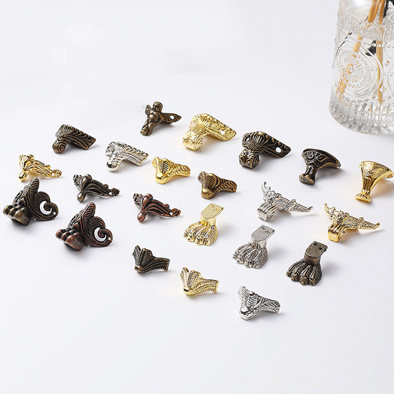 4PCS Antique Box Legs Feet ,Wo - Body Jewelry Display Case recension och pris