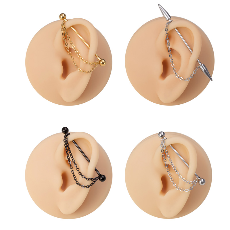 1pc Industrial Piercing Barbel - Body Jewelry Implants recension och pris
