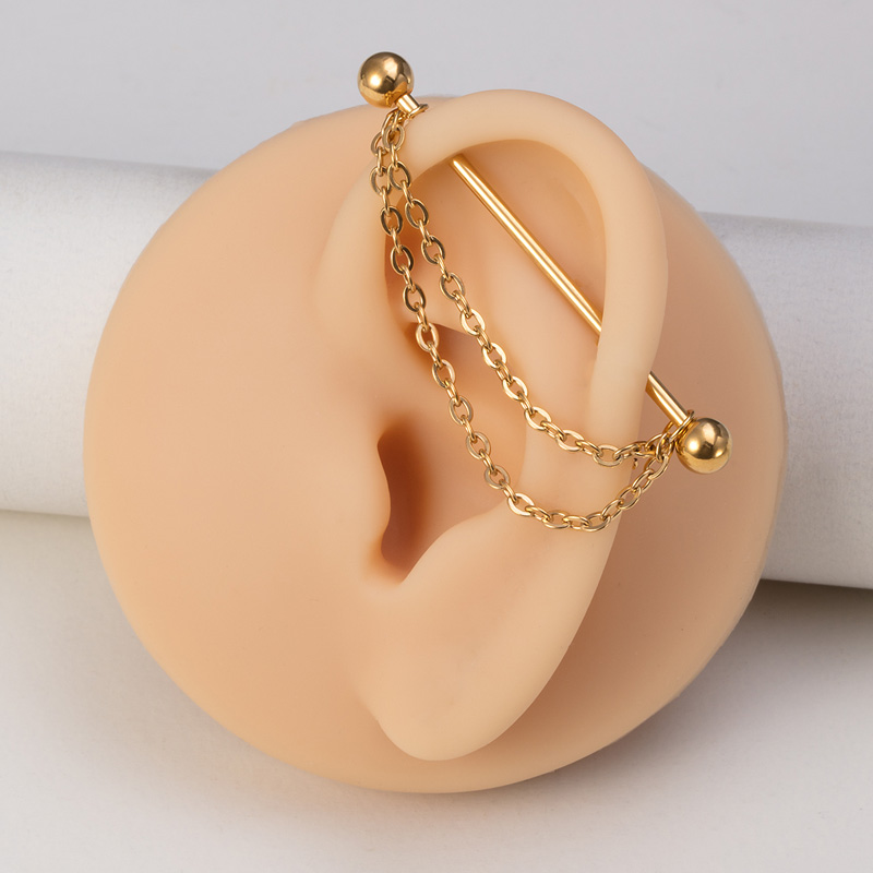 1pc Industrial Piercing Barbel - Body Jewelry Implants recension och pris