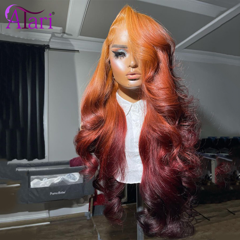 Ombre Orange Roots 13x4 Lace F - Body Jewelry Underwear recension och pris
