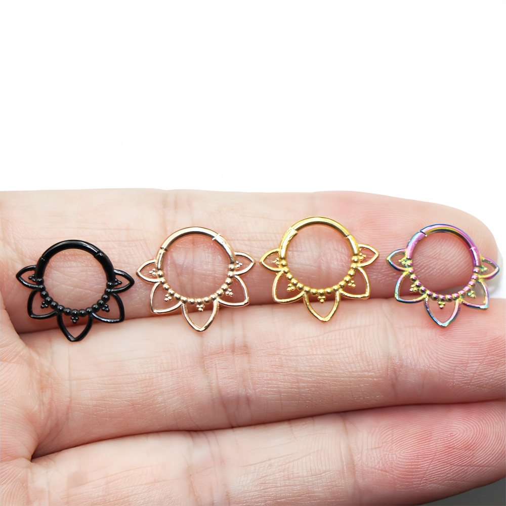 Stainless Steel Nose Ring Flow - Clicker Ring Seamless recension och pris