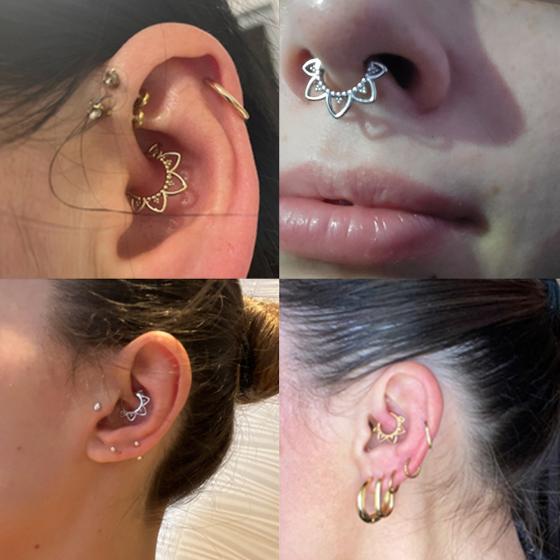 Stainless Steel Nose Ring Flow - Clicker Ring Seamless recension och pris
