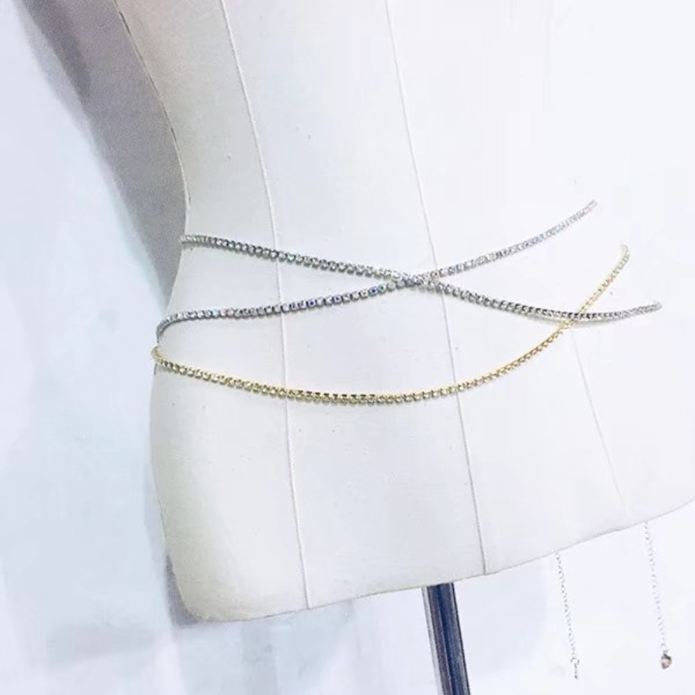 Sexy Fashion Shiny Water Drill - Body Jewelry Sale recension och pris