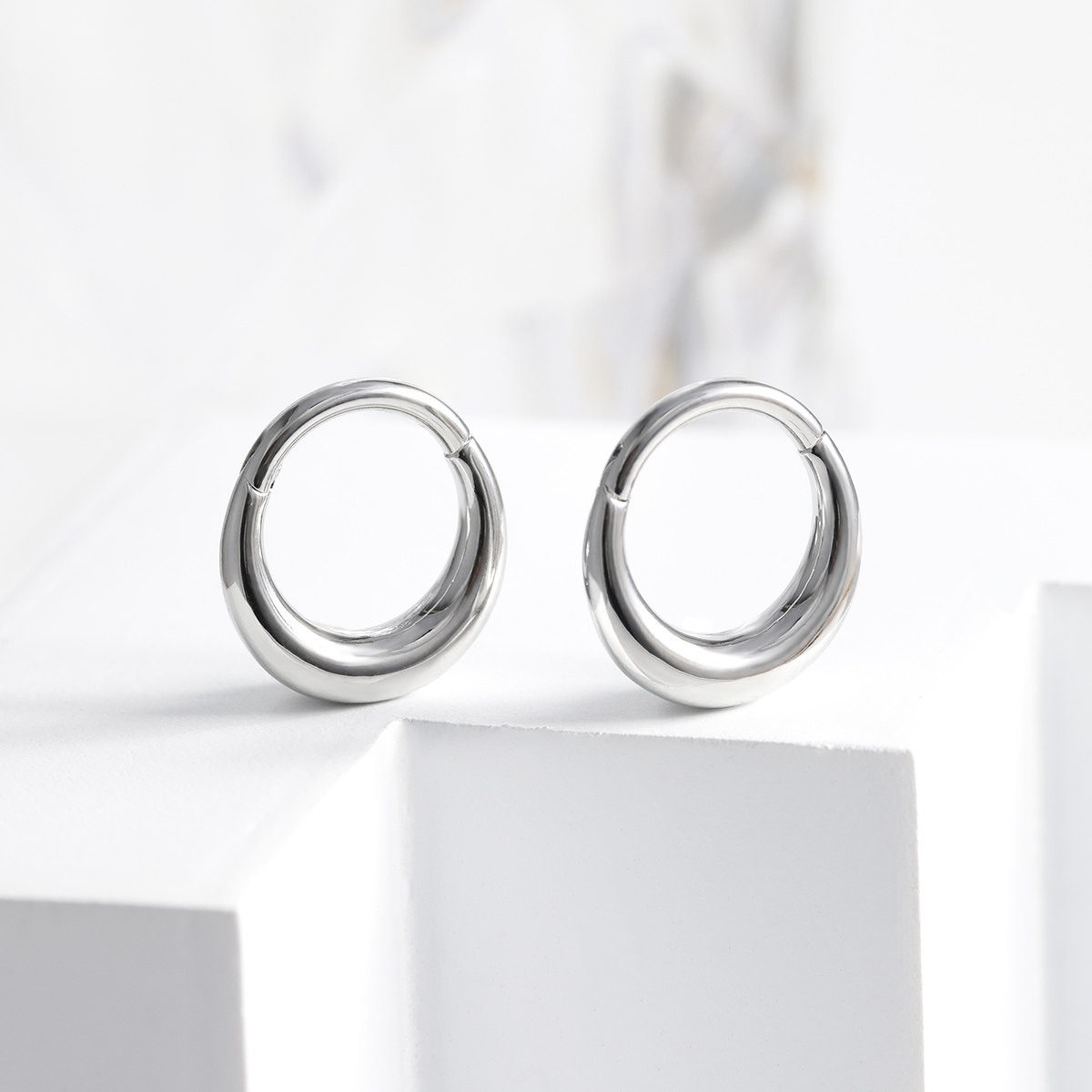 Stainless Steel Hinged Hoop No - Clicker Ring Seamless recension och pris