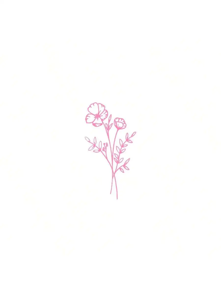 1pc Wild Flower Car Sticker, S - Body Jewelry Piercing recension och pris