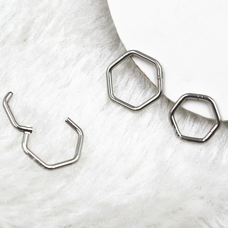 50pcs/Lot 316L Surgical Steel  - Clicker Ring Seamless recension och pris