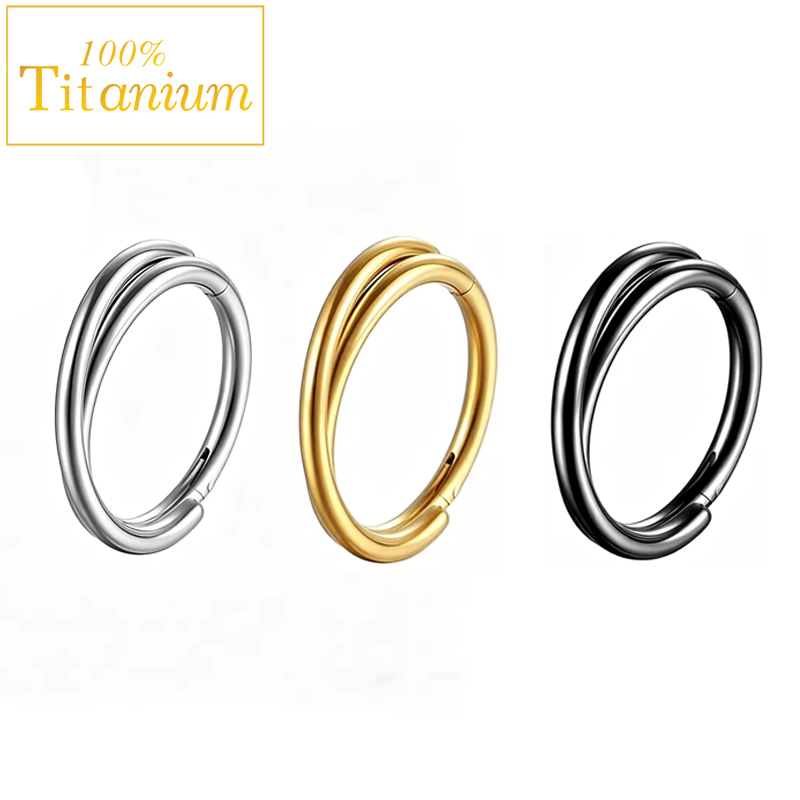 Implant Grade G23 Titanium Ear - Clicker Ring Seamless recension och pris