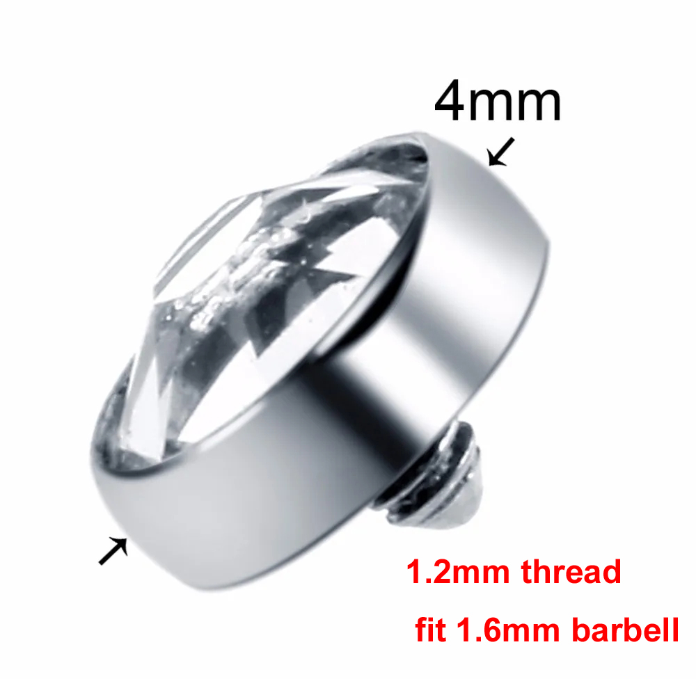 1PC G23 Titanium Dermal Anchor - Body Jewelry Implants recension och pris