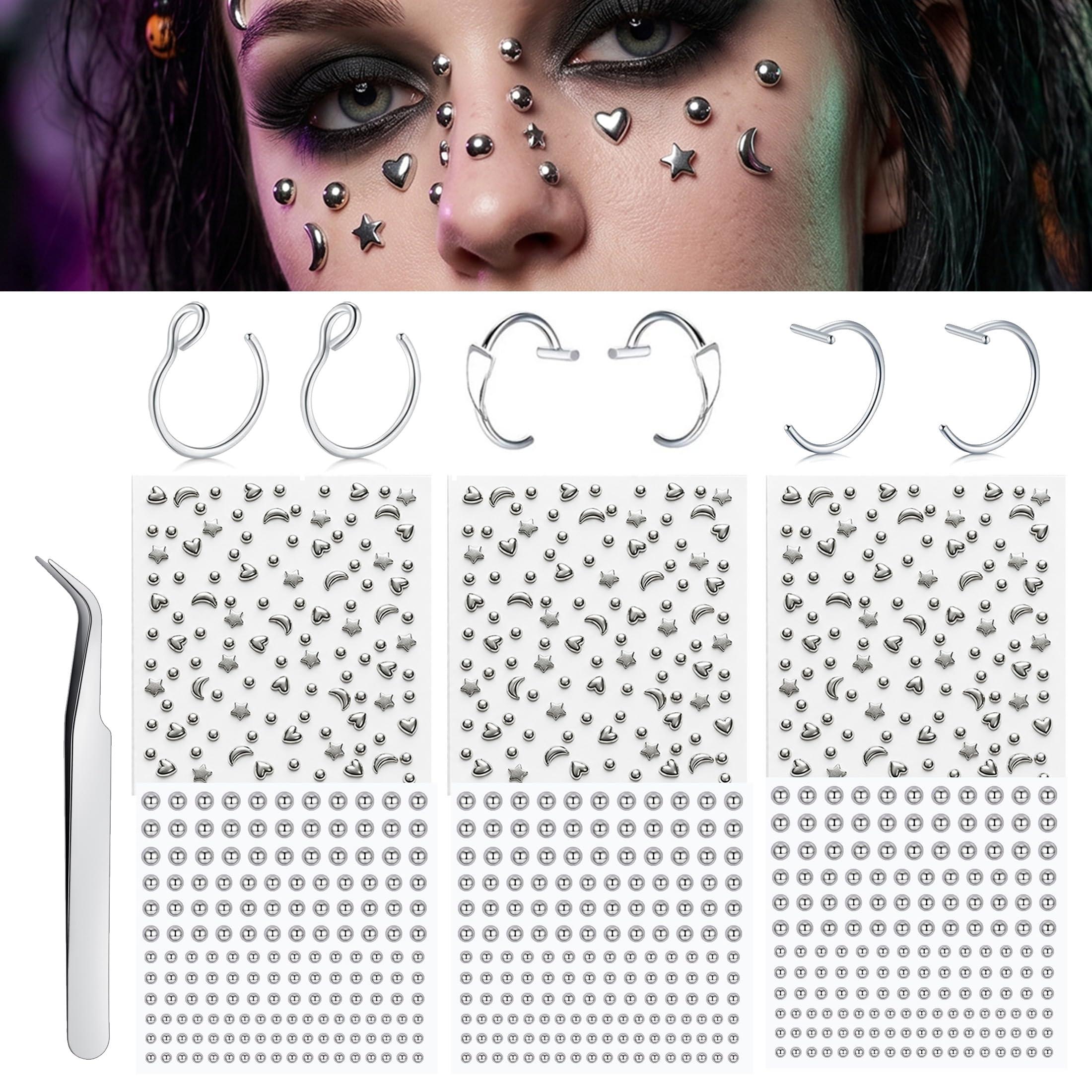 Fake Piercings Balls Stick on  - Body Jewelry Piercing recension och pris