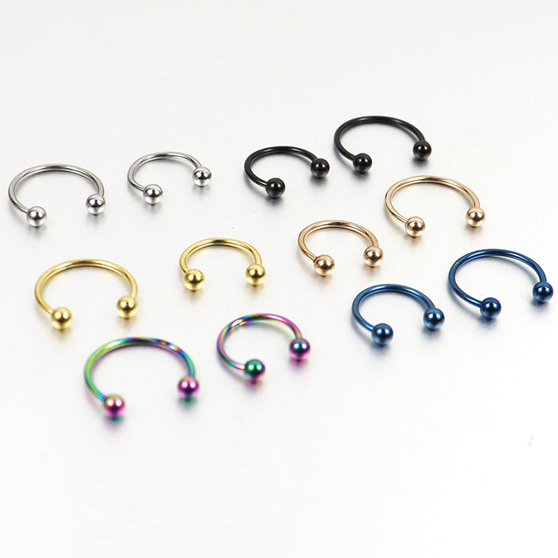 2pcs  0.8mm 1.2mm 20G 16G Ball - Body Jewelry Ear Plugs recension och pris