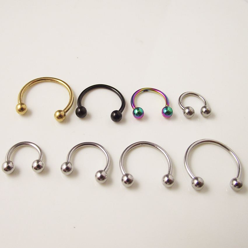 2pcs  0.8mm 1.2mm 20G 16G Ball - Body Jewelry Ear Plugs recension och pris