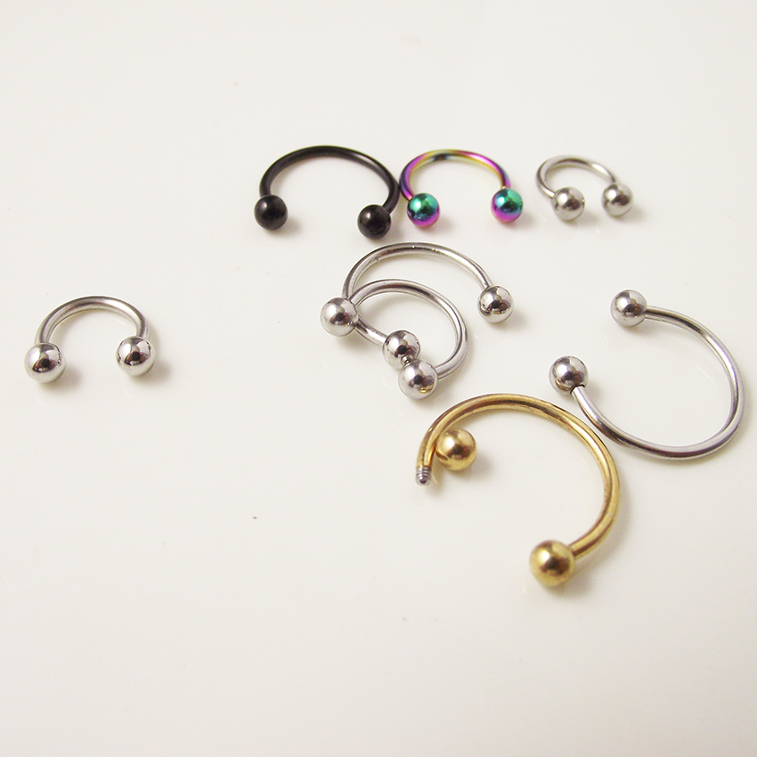 2pcs  0.8mm 1.2mm 20G 16G Ball - Body Jewelry Ear Plugs recension och pris