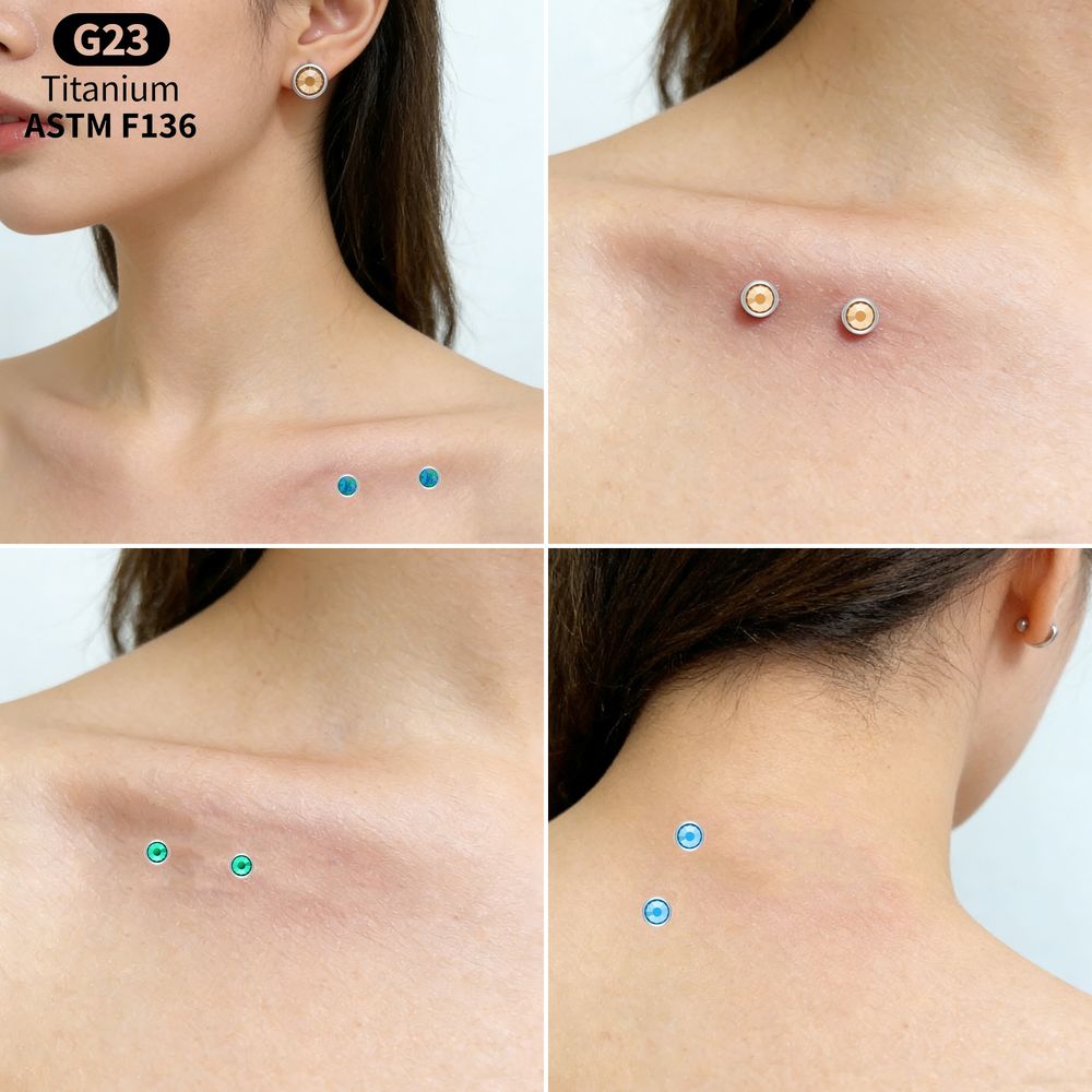 ASTM F136 Titanium Dermal Anch - Body Jewelry Implants recension och pris