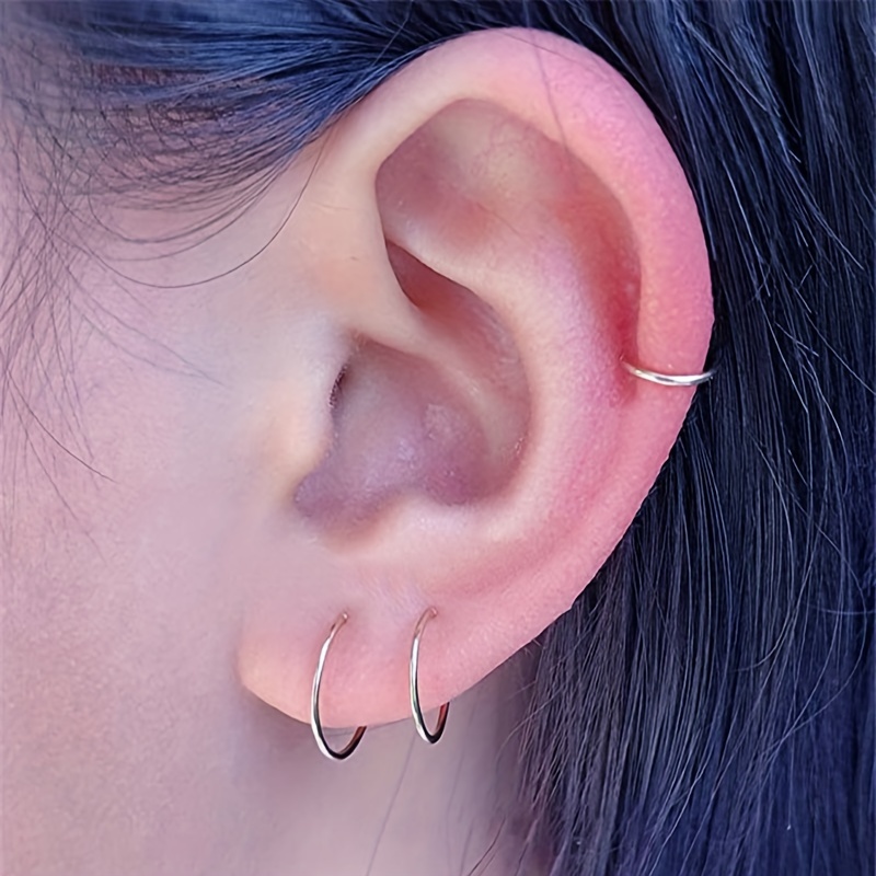 2pcs 20G/18G/16G/14G Seamless  - Clicker Ring Seamless recension och pris