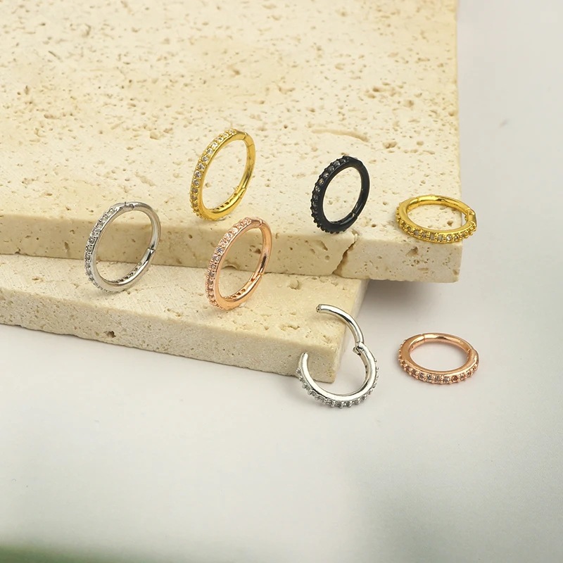 New Stainless Steel Nose Ring  - Clicker Ring Seamless recension och pris