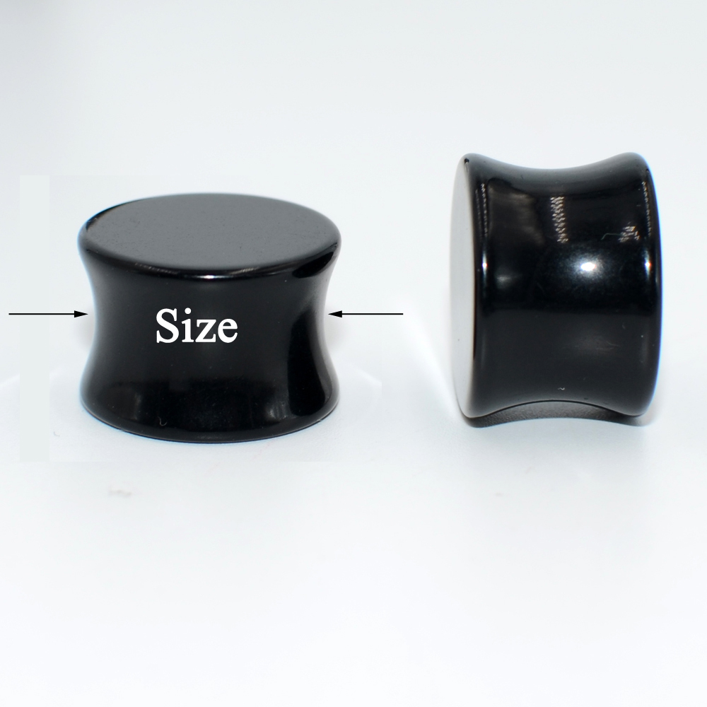 1 Pair 3mm-50mm Big Size Solid - Body Jewelry Ear Plugs recension och pris