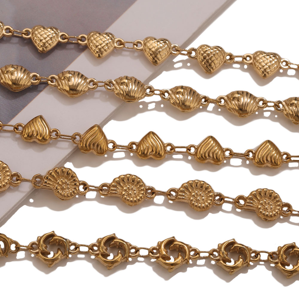1M PVD Gold Stainless Steel He - Body Jewelry For You recension och pris