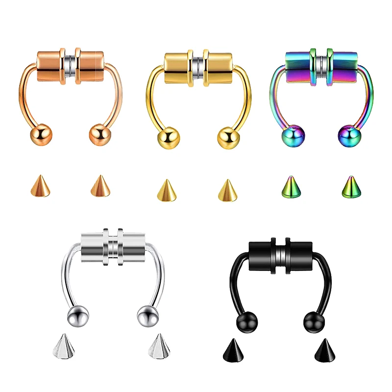 Fake Piercing Nose Ring Hoop S - Body Jewelry Piercing recension och pris