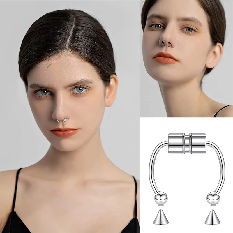 Fake Piercing Nose Ring Hoop S - Body Jewelry Piercing recension och pris