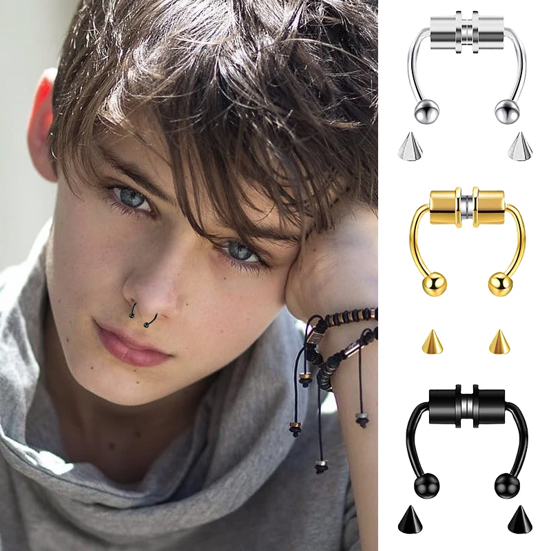 Fake Piercing Nose Ring Hoop S - Body Jewelry Piercing recension och pris