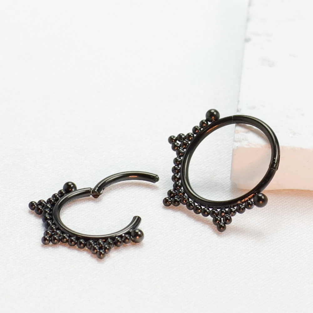 F136 Titanium Piercing Black N - Body Jewelry Implants recension och pris