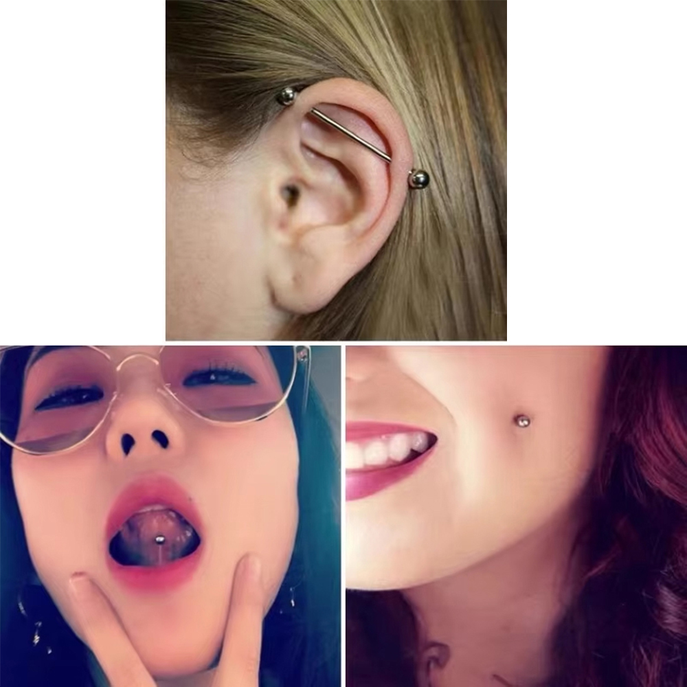 2pcs/lot ASTM F136 Titanium Im - Body Jewelry Implants recension och pris