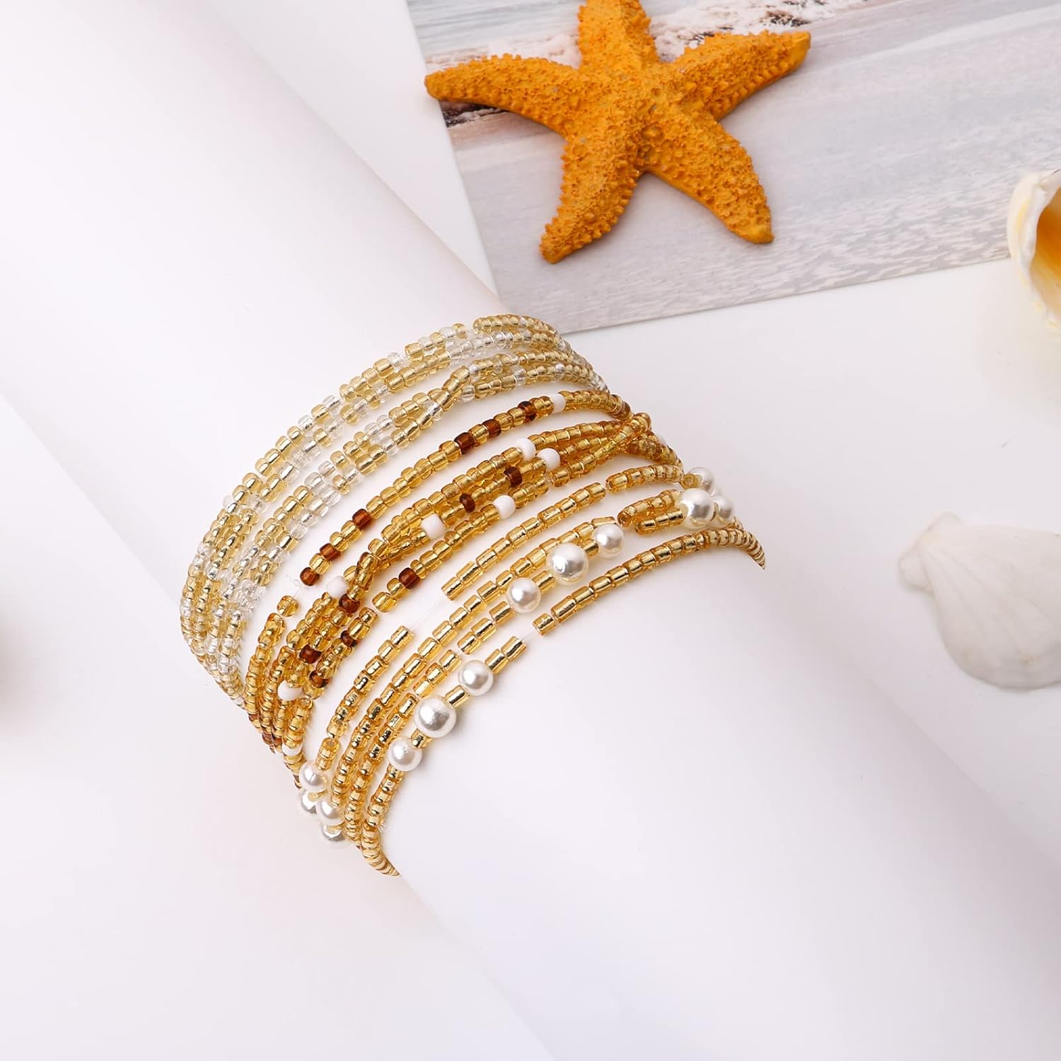 Waist Beads for Women Belly Be - Body Jewelry Sale recension och pris