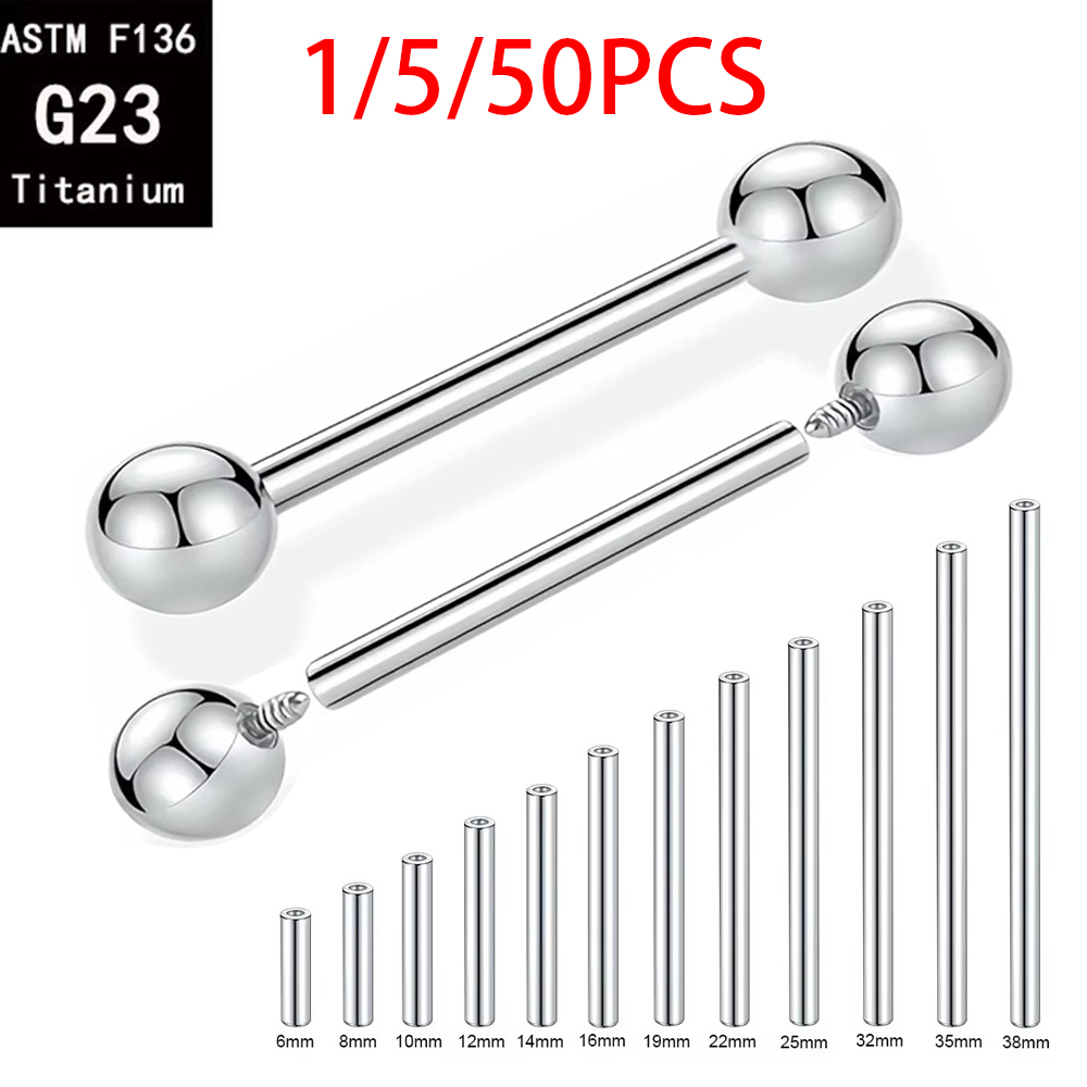 1/5/50PCS ASTM F136 Implant Gr - Body Jewelry Implants recension och pris