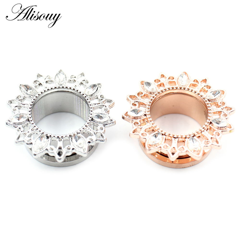 Alisouy 2pcs Stainless Steel F - Body Jewelry Ear Plugs recension och pris