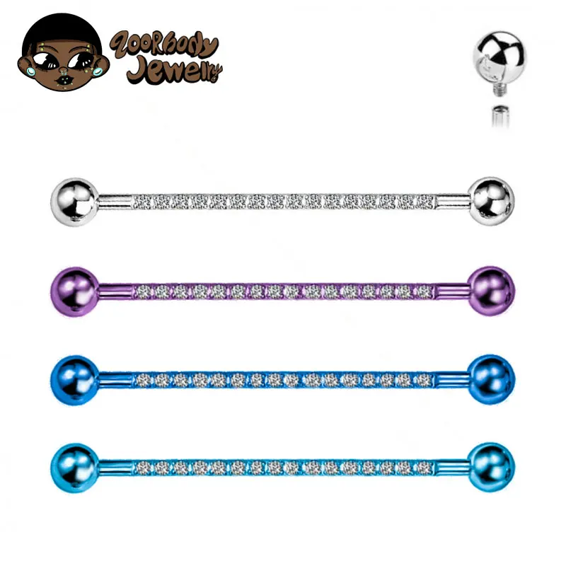 F136 Implant Grade Titanium 14 - Body Jewelry Implants recension och pris