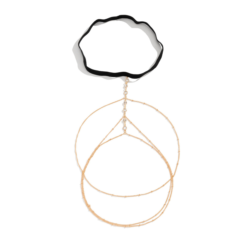 Boho Elastic Band Crystal Leg  - Body Jewelry Sale recension och pris