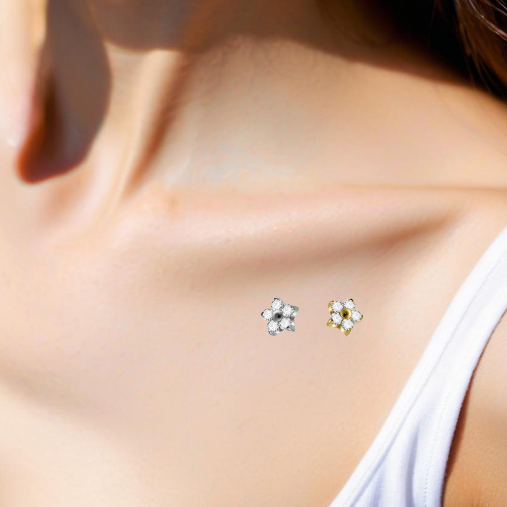 1PC G23 Implant Titanium Derma - Body Jewelry Implants recension och pris