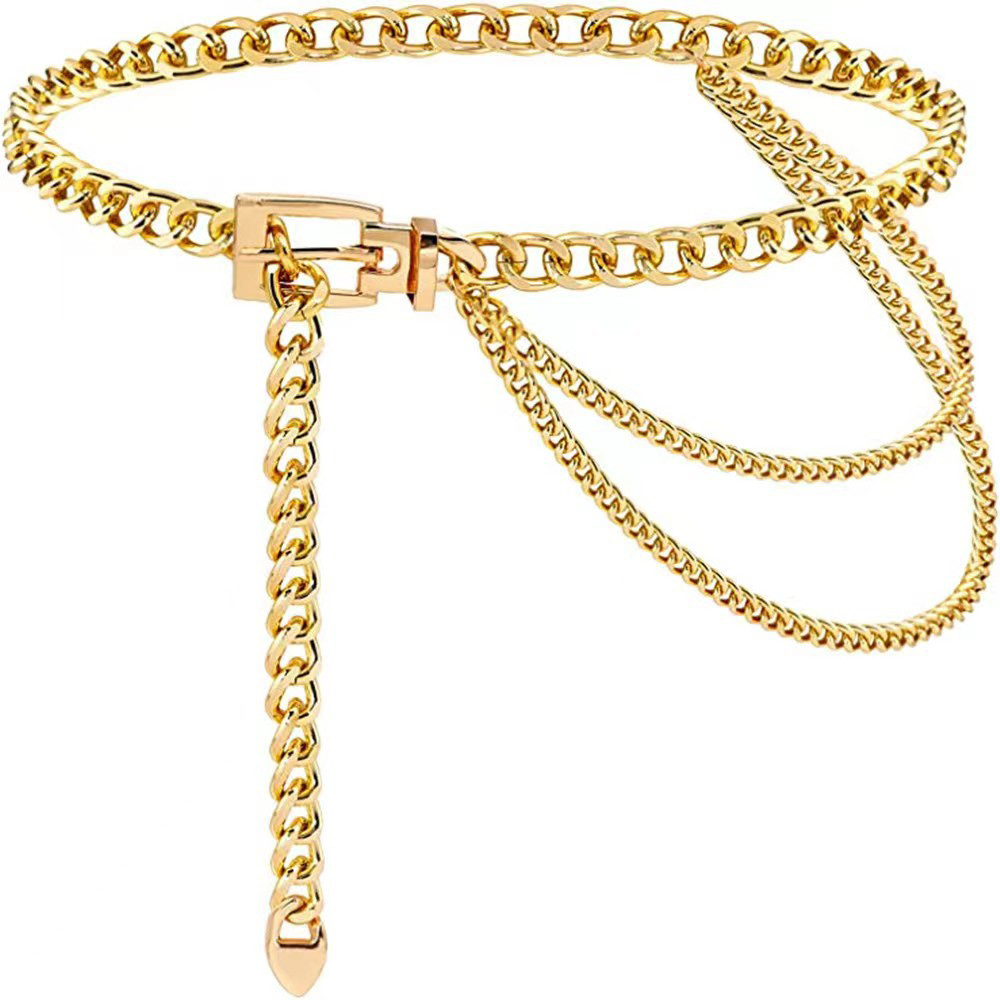 Punk Waist Chain Metal Belt La - Body Jewelry Sale recension och pris