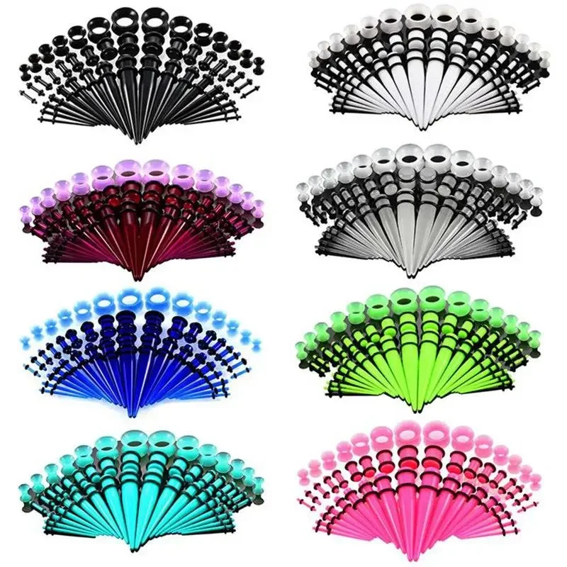36/50pcs/Set Acrylic Ear Pierc - Body Jewelry Ear Plugs recension och pris